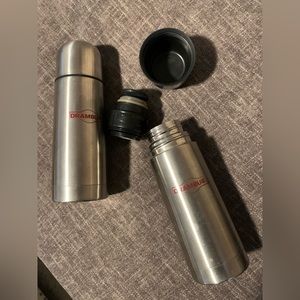 Set of 2 Drambuie Stainless Steel thermos, 12oz